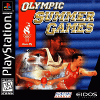 Olympic Summer Games Atlanta 96 Playstation US box art